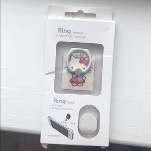 NEW Hello Kitty iPhone Ring Hook